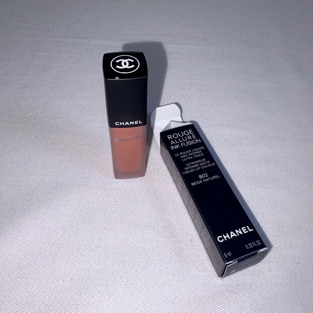 Chanel Rouge Allure Ink Fusion 802 Beige Naturel New Matte Liquid Lip Colour